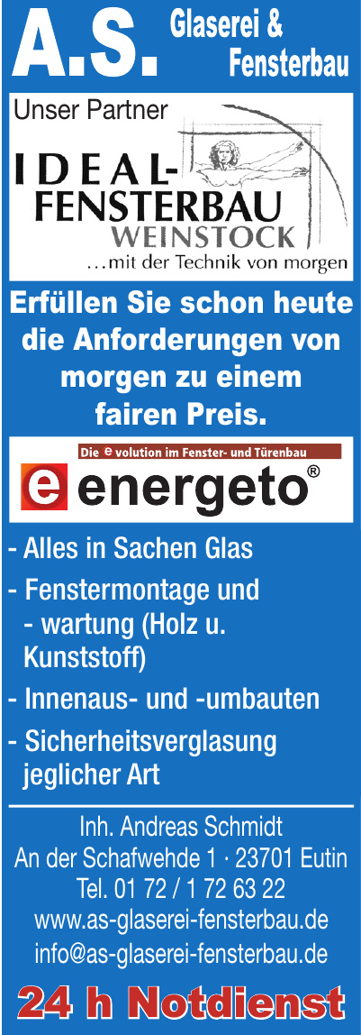 A.S. Glaserei & Fensterbau A.S. Glaserei & Fensterbau