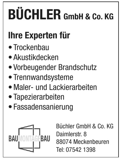 Büchler GmbH & Co. KG Büchler GmbH & Co. KG
