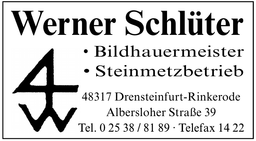 Werner Schlüter GmbH & Co. KG Werner Schlüter GmbH & Co. KG