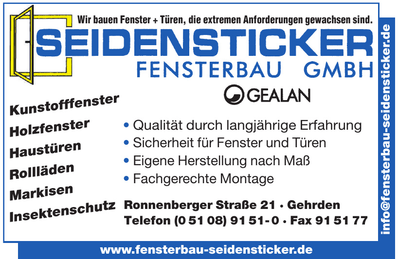 Seidensticker Fensterbau GmbH