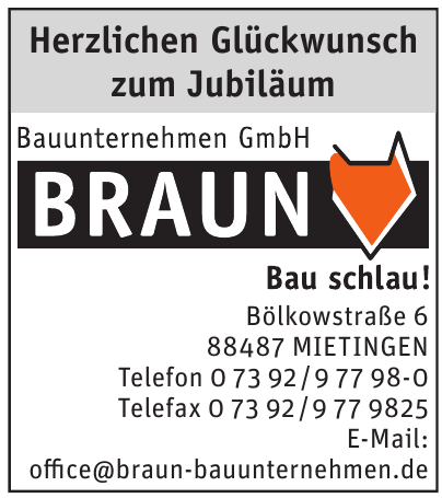 Bauunternehmen Braun GmbH Bauunternehmen Braun GmbH