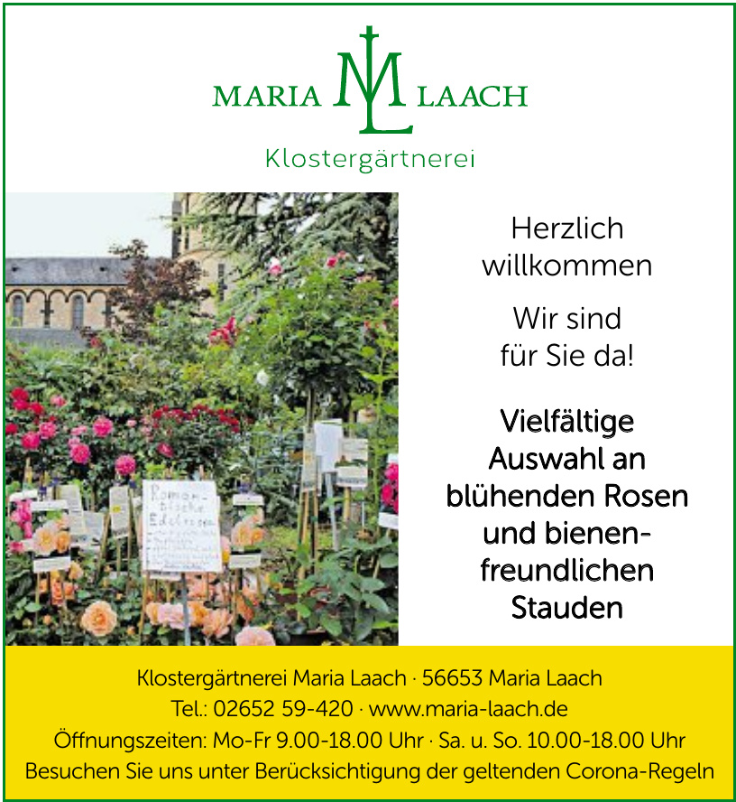 Klostergärtnerei Maria Laach Klostergärtnerei Maria Laach