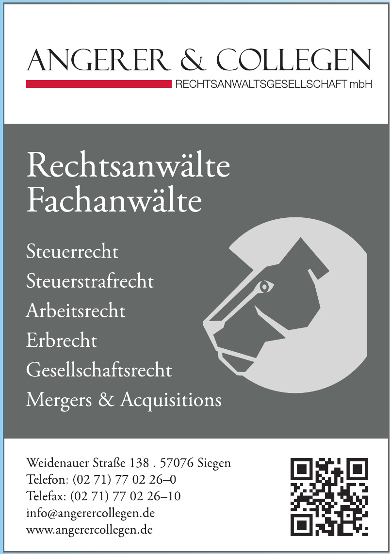 Angerer & Collegen Rechtsanwaltsgesellschaft mbH Angerer & Collegen Rechtsanwaltsgesellschaft mbH