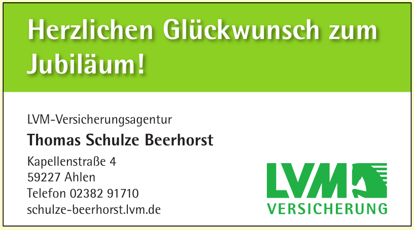LVM-Versicherungsagentur Thomas Schulze Beerhorst LVM-Versicherungsagentur Thomas Schulze Beerhorst