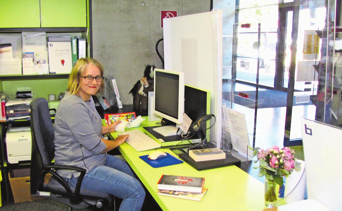 Karin Franz freut sich über die positive Resonanz seit der Wiedereröffnung Karin Franz freut sich über die positive Resonanz seit der Wiedereröffnung
