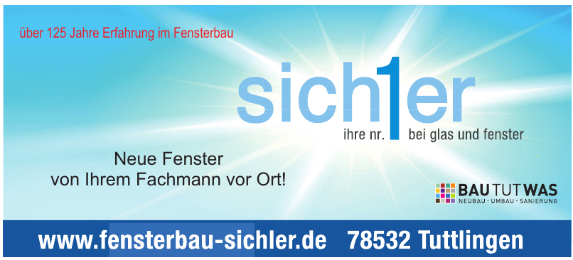 Fensterbau Sicher Fensterbau Sicher