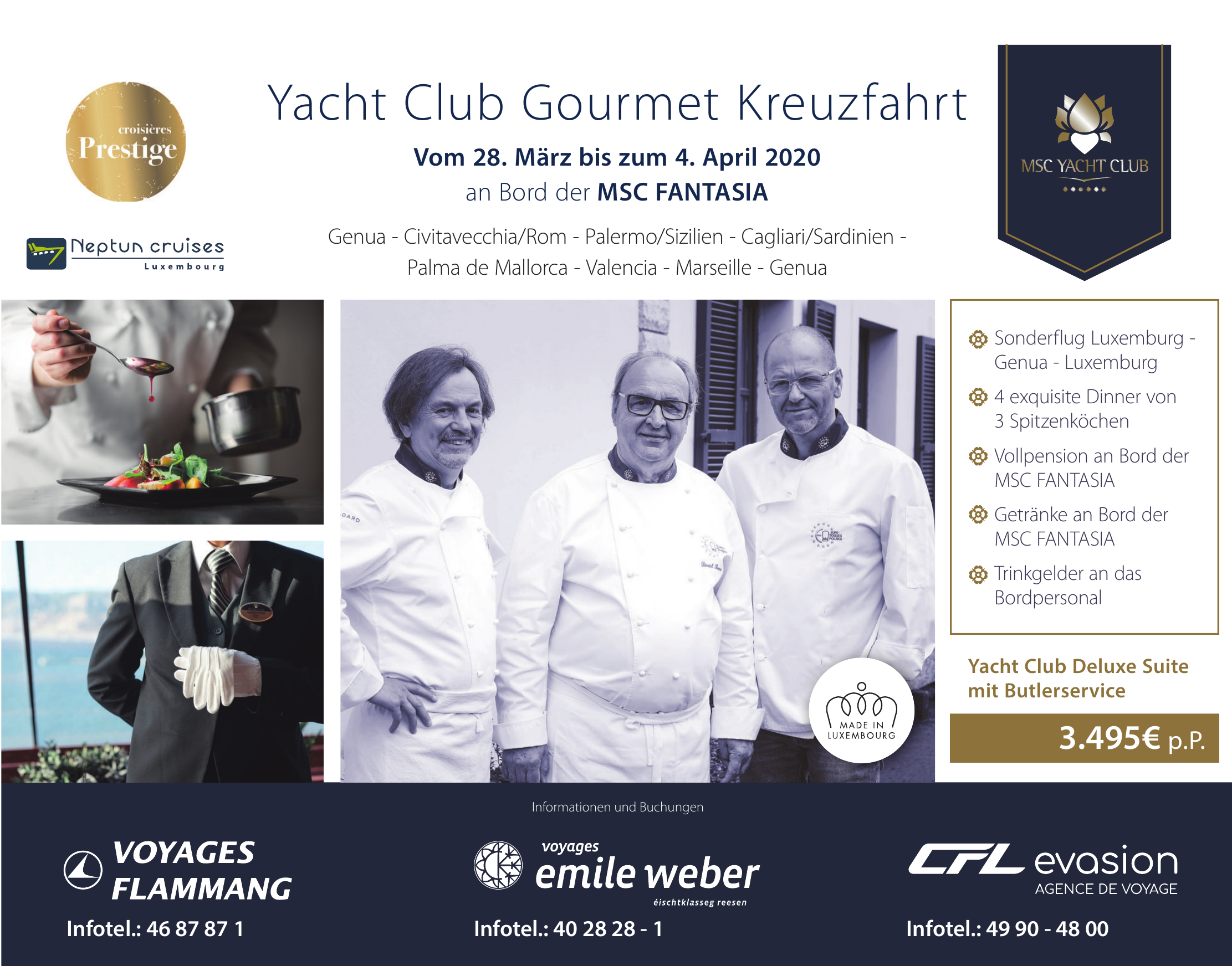 Yacht Club Gourmet Kreuzfahrt Yacht Club Gourmet Kreuzfahrt
