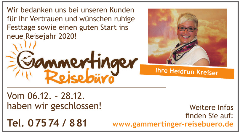 Gammertinger Reisebüro Gammertinger Reisebüro