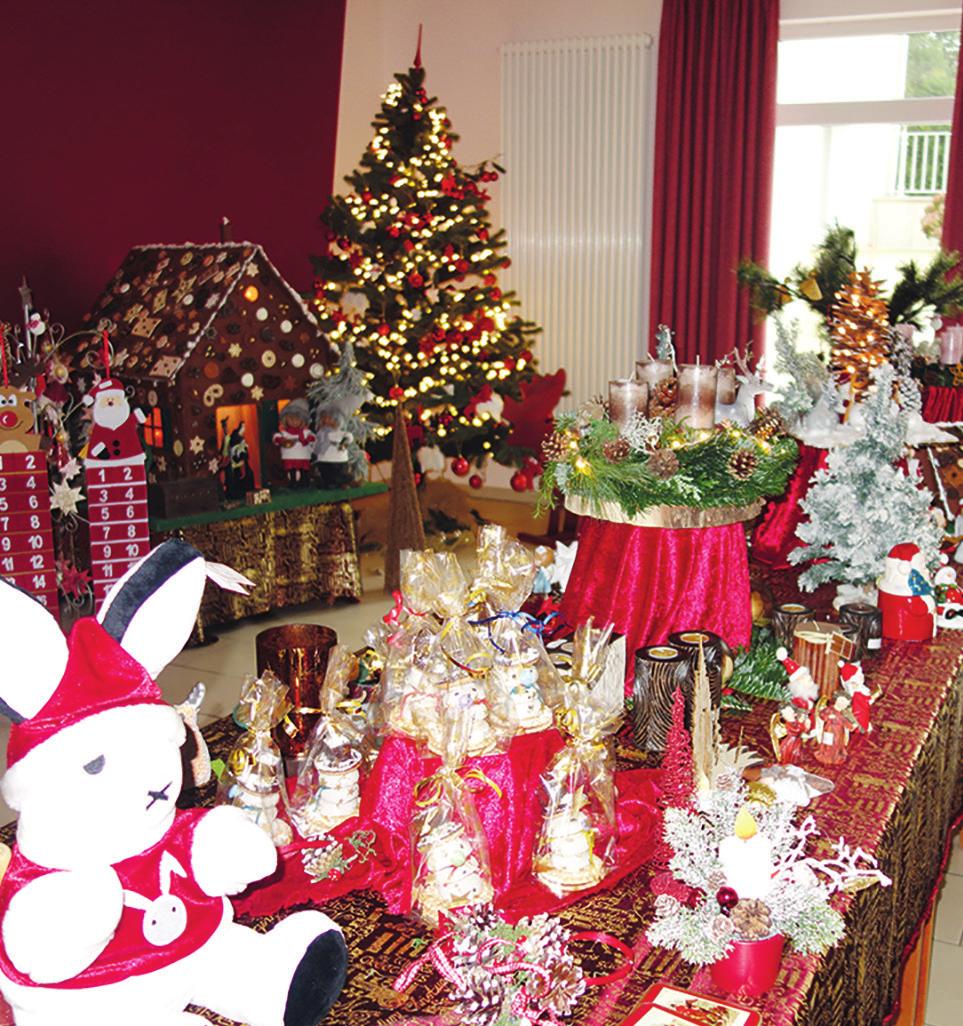 Beim Adventsbasar in der Seniorenresidenz Brügge in Rellingen gibt es am 24. November wieder liebevoll gestaltete weihnachtliche Dinge