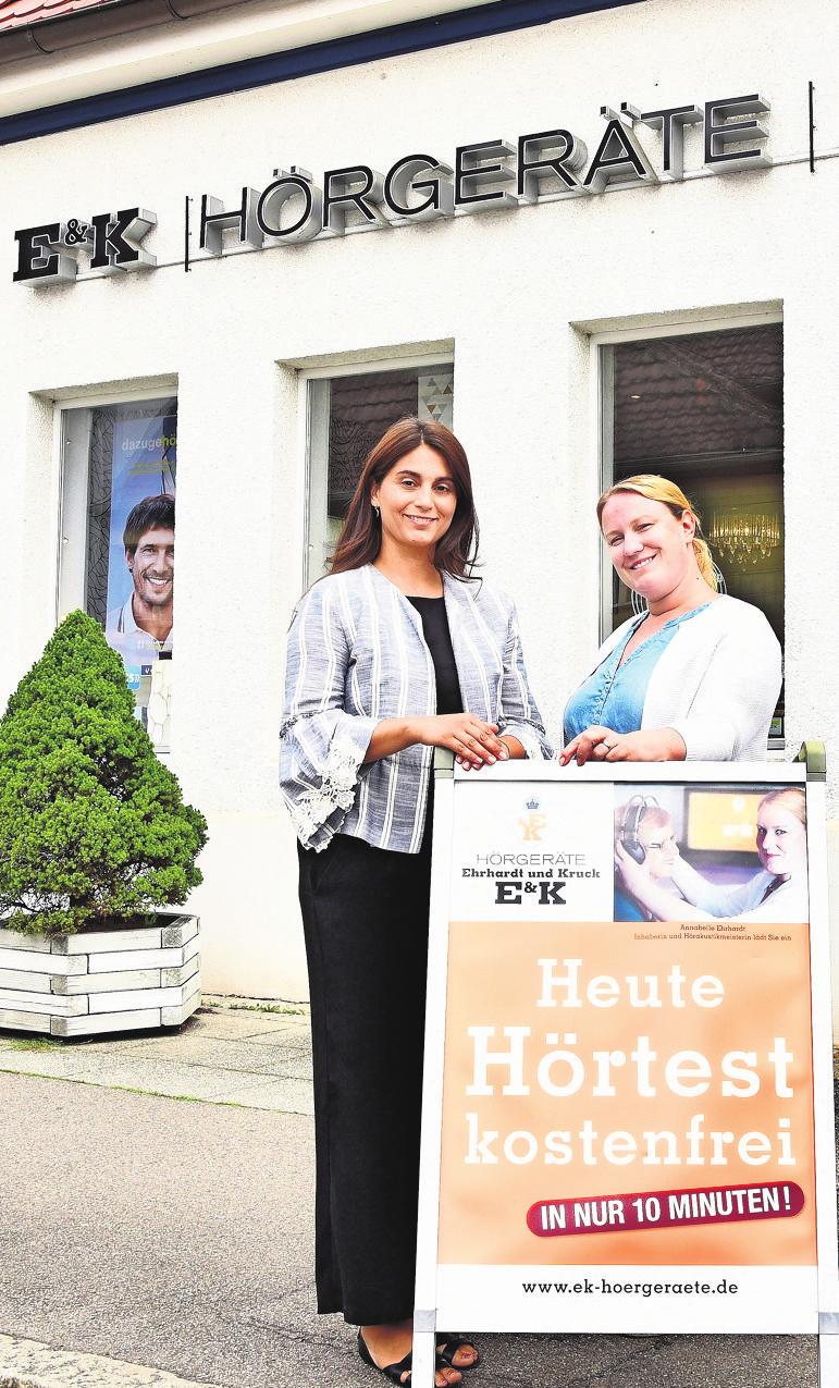 Antonietta Kruck (links) und Annabelle Ehrhardt laden alle Interessierten ein zu Hörtesttagen in ihrem Fachgeschäft in Möhringen, Filderbahnstraße 3, nähe Rathaus. Antonietta Kruck (links) und Annabelle Ehrhardt laden alle Interessierten ein zu Hörtesttagen in ihrem Fachgeschäft in Möhringen, Filderbahnstraße 3, nähe Rathaus.