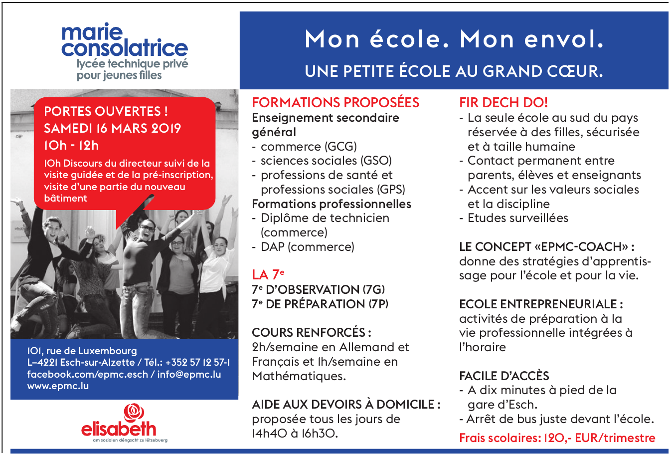 Ecole Privée Marie-Consolatrice Ecole Privée Marie-Consolatrice