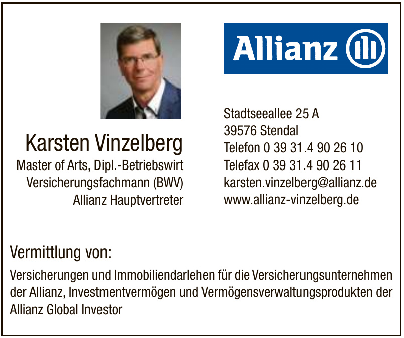 Allianz - Karsten Vinzelberg Hauptvertretung