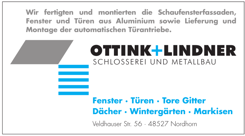 Ottink + Lindner Schlosserei und Metallbau Ottink + Lindner Schlosserei und Metallbau