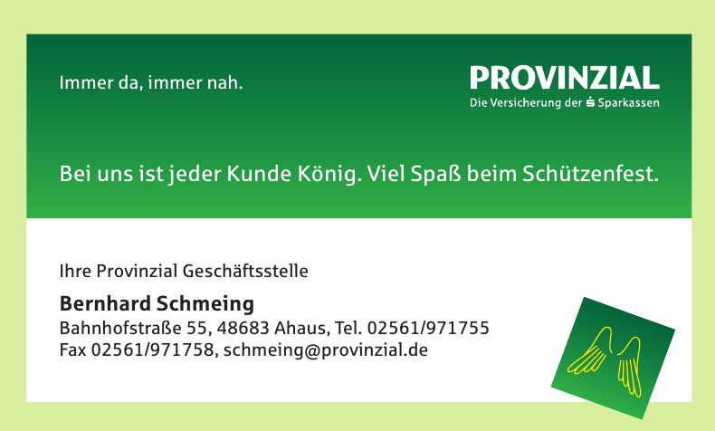 Provinzial Bernhard Schmeing Provinzial Bernhard Schmeing