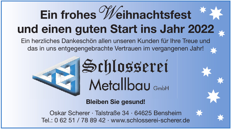 Oskar Scherer Schlosserei Metallbau GmbH