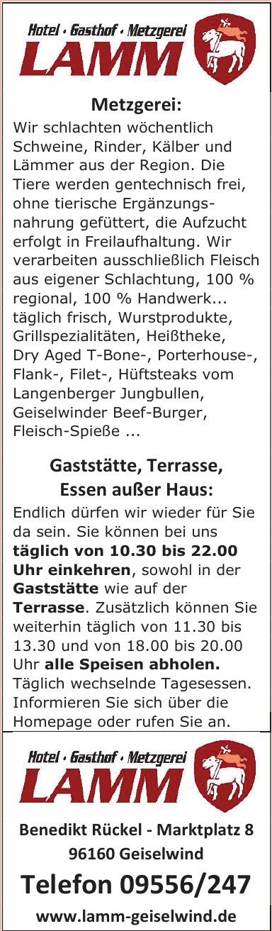Hotel-Gasthof-Metzgerei Lamm Hotel-Gasthof-Metzgerei Lamm