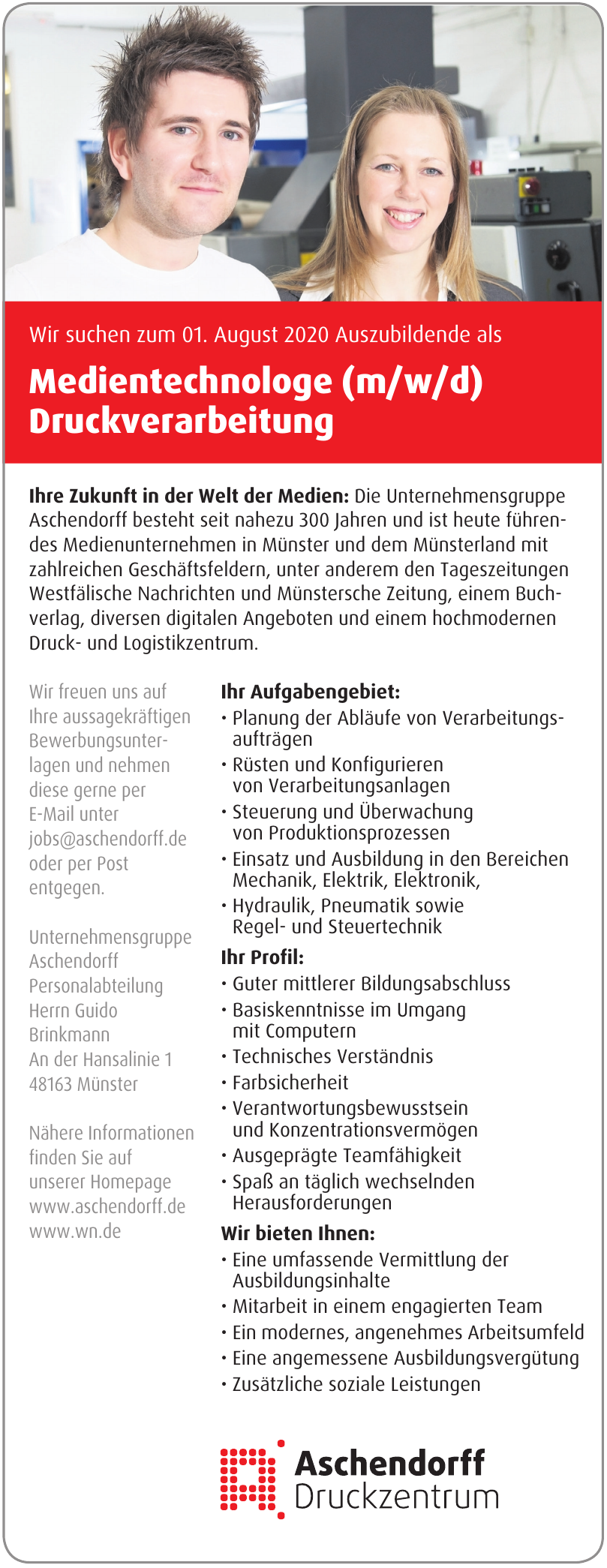 Aschendorff Druckzentrum Aschendorff Druckzentrum
