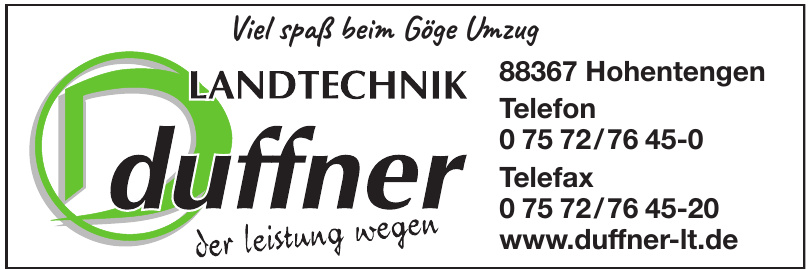 Duffner Landtechnik Duffner Landtechnik