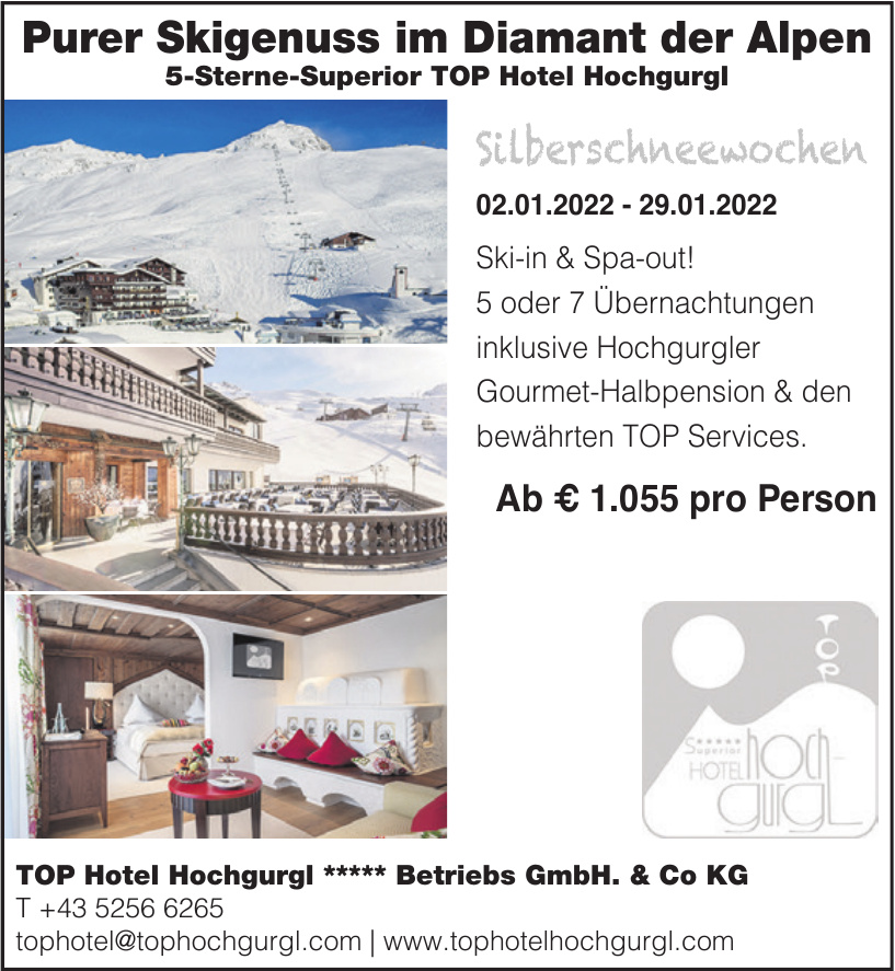 TOP Hotel Hochgurgl ***** Betriebs GmbH. & Co KG 