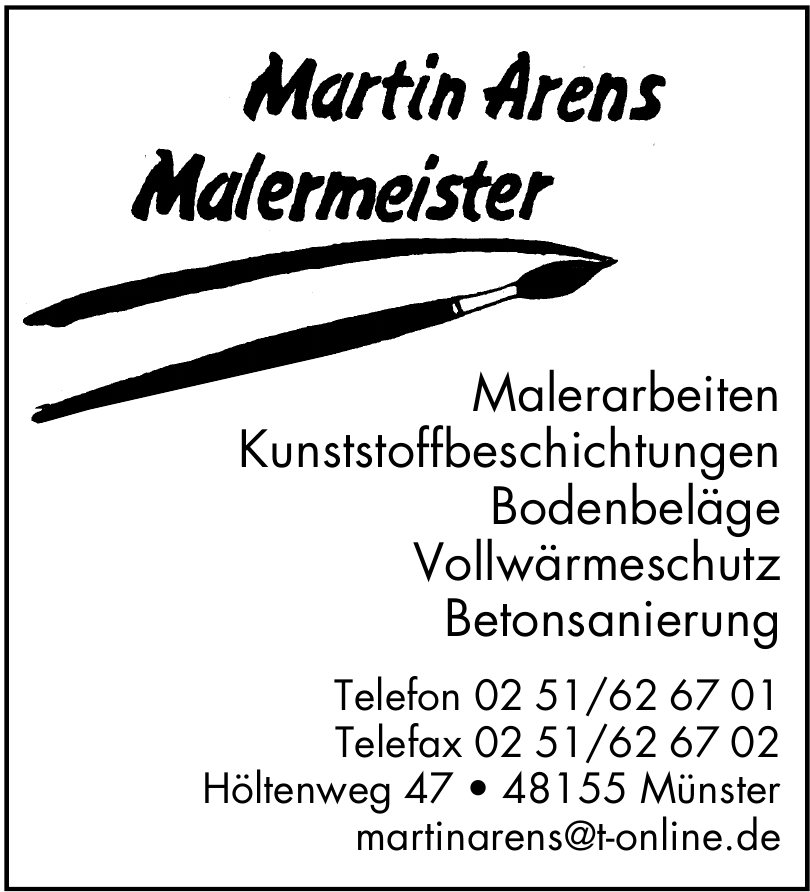Malermeister Martin Arens Malermeister Martin Arens