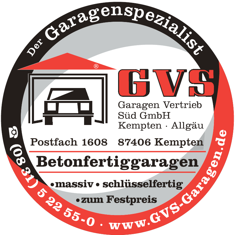 GVS Garagen Vertrieb Süd GmbH Verkaufsbüro München GVS Garagen Vertrieb Süd GmbH Verkaufsbüro München