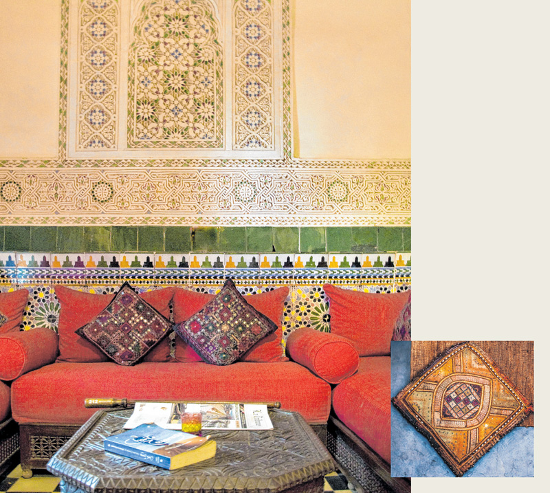 Kräftige Farben prägen das Ambiente eines marokkanischen Riads. FOTOS: PA/TIPS IMAGES; ISTOCK/NAZAR YARISH Kräftige Farben prägen das Ambiente eines marokkanischen Riads. FOTOS: PA/TIPS IMAGES; ISTOCK/NAZAR YARISH