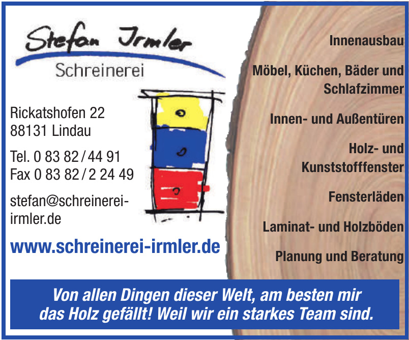 Stefan Irmler - Schreinerei Stefan Irmler - Schreinerei