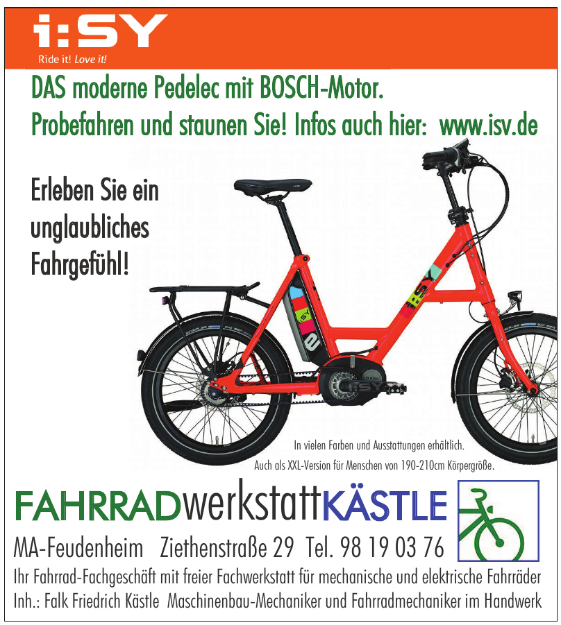 i:SY Fahrradwerkstatt Kästle i:SY Fahrradwerkstatt Kästle