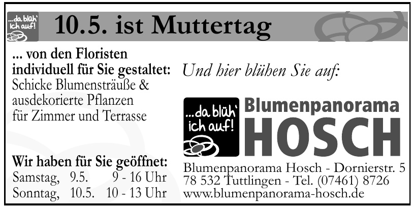 Blumenpanorama Hosch Blumenpanorama Hosch