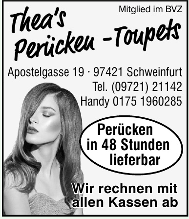 Thea‘s Perücken -Toupets Thea‘s Perücken -Toupets