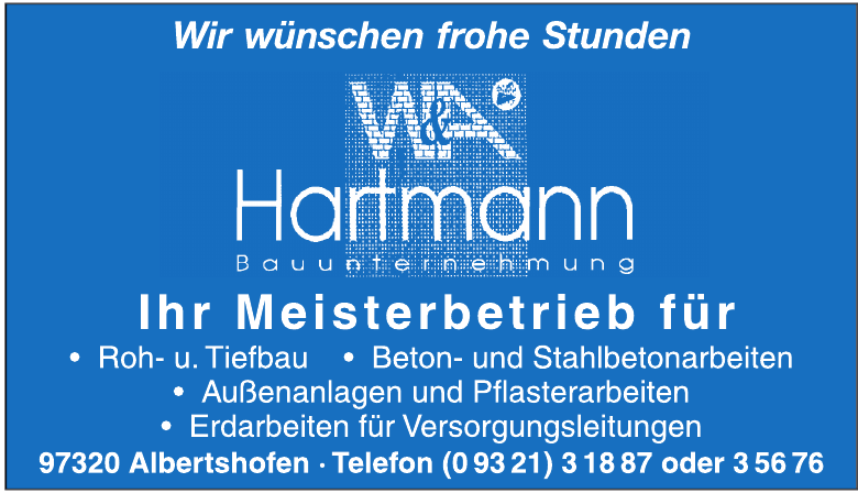 W&A Hartmann Bauunternehmung W&A Hartmann Bauunternehmung