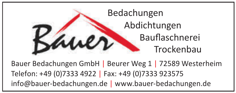 Bauer Bedachungen GmbH Bauer Bedachungen GmbH
