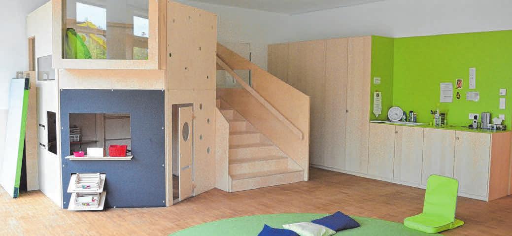 In den Gruppenräumen ist viel Platz für Bewegung. FOTO:SON In den Gruppenräumen ist viel Platz für Bewegung. FOTO:SON