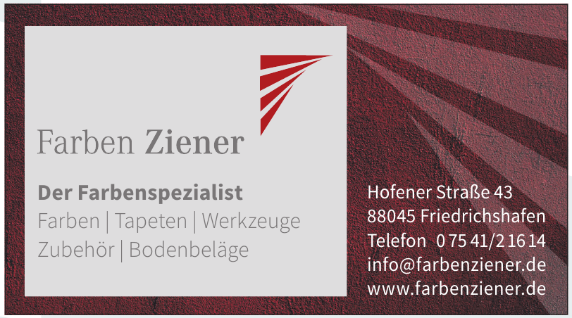 Farben Ziener Farben Ziener
