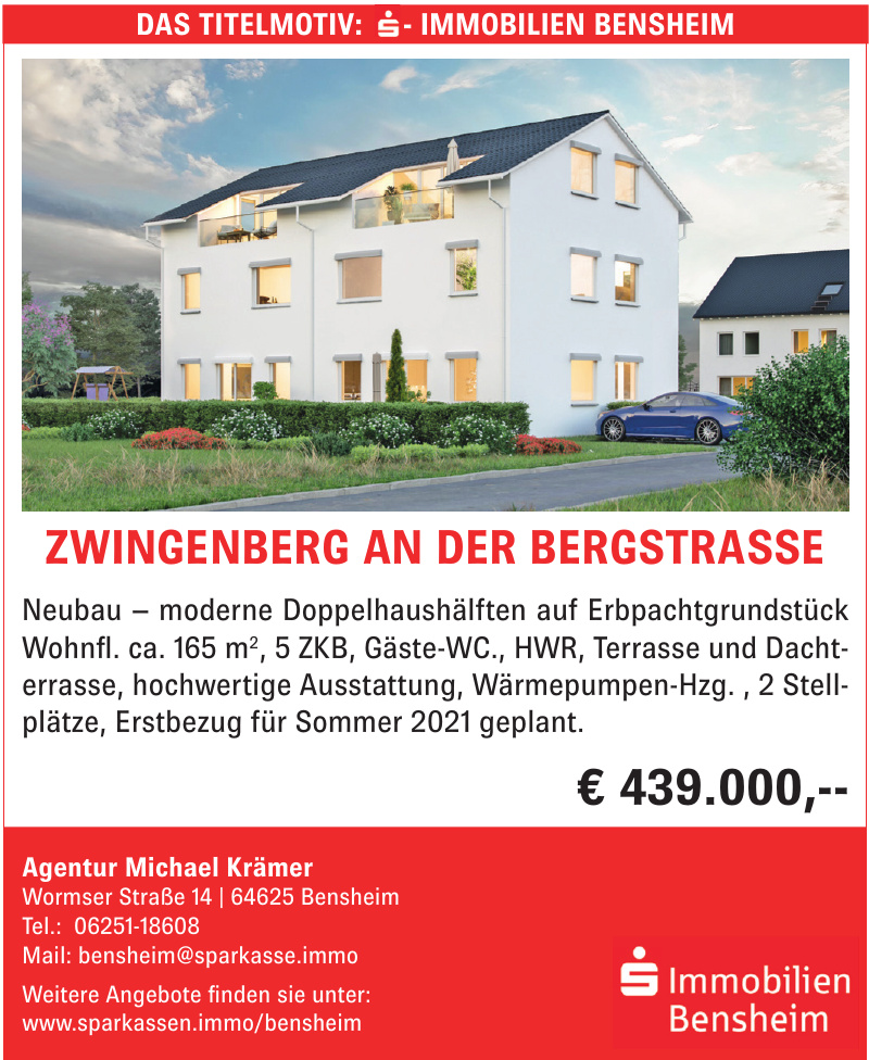 Sparkasse Immobilien Bensheim - Agentur Michael Krämer Sparkasse Immobilien Bensheim - Agentur Michael Krämer