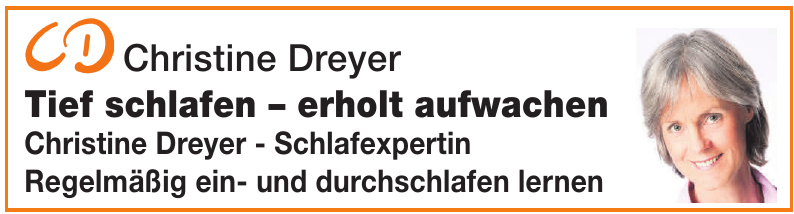 Christine Dreyer - Schlafexpertin Christine Dreyer - Schlafexpertin