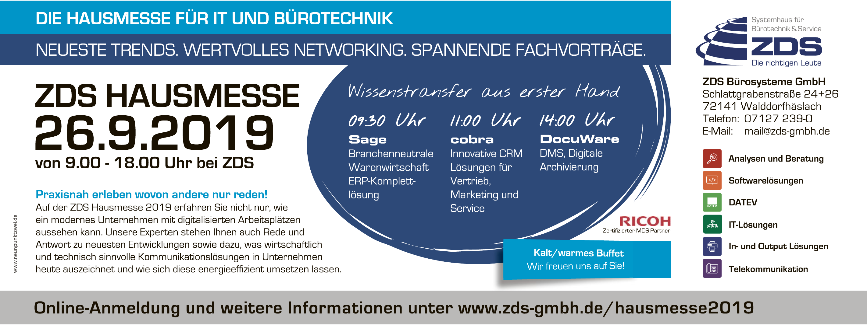 ZDS Bürosysteme GmbH ZDS Bürosysteme GmbH