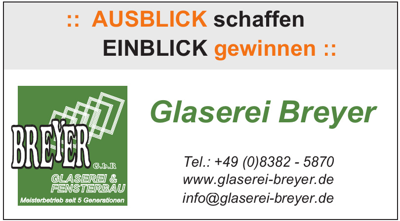 Glaserei und Fensterbau Breyer GbR Glaserei und Fensterbau Breyer GbR
