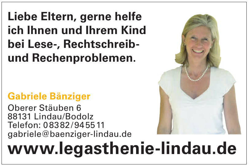 Gabriele Bänziger Gabriele Bänziger