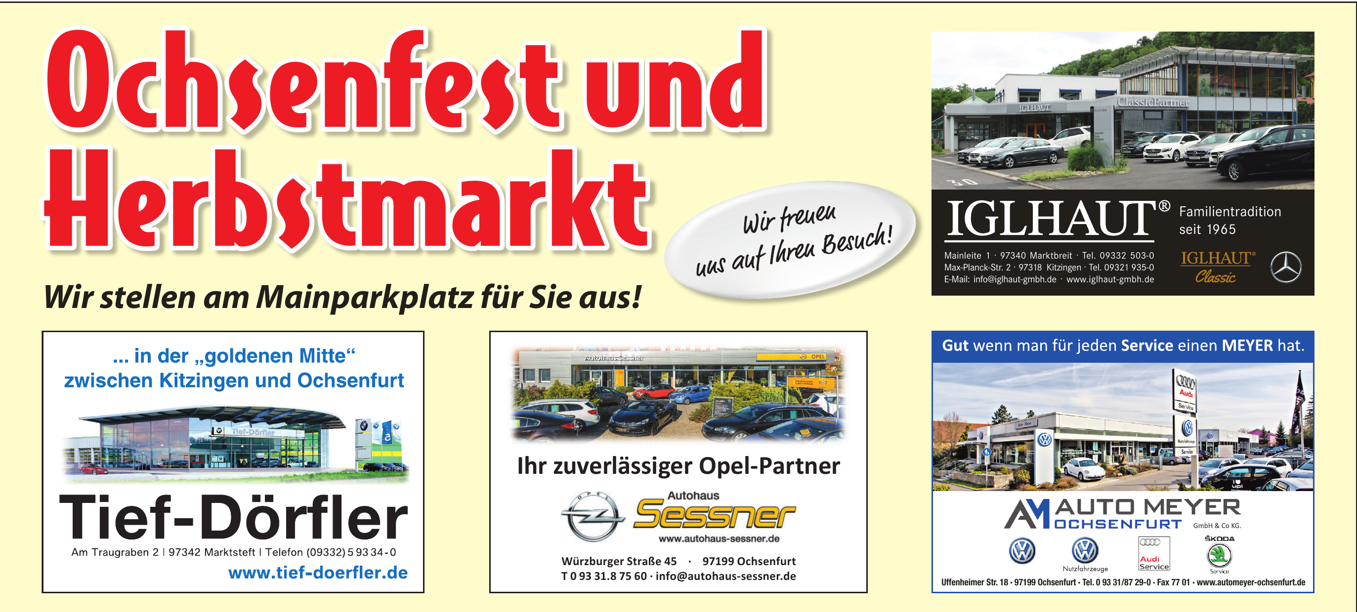Ochsenfest und Herbstmarkt Ochsenfest und Herbstmarkt