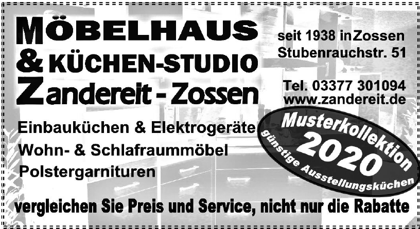 Möbelhaus & Küchen-Studio Zandereit-Zossen Möbelhaus & Küchen-Studio Zandereit-Zossen