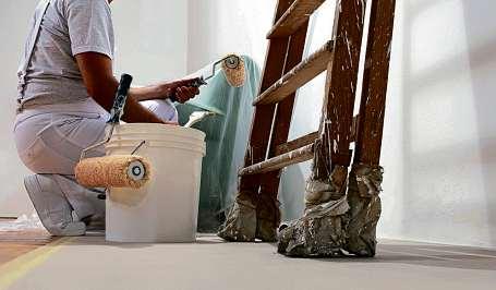 Bei Wandfarben gelten Produkte auf Kalkbasis als besonders schadstoffarm. FOTO: / ISTOCK/VISIVASNC Bei Wandfarben gelten Produkte auf Kalkbasis als besonders schadstoffarm. FOTO: / ISTOCK/VISIVASNC