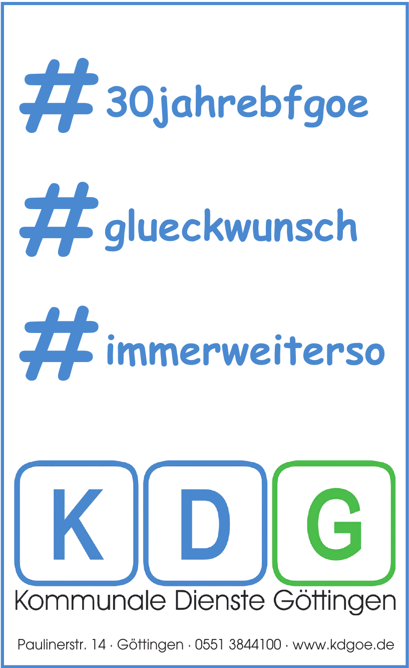 KDG Kommunale Dienste Göttingen KDG Kommunale Dienste Göttingen