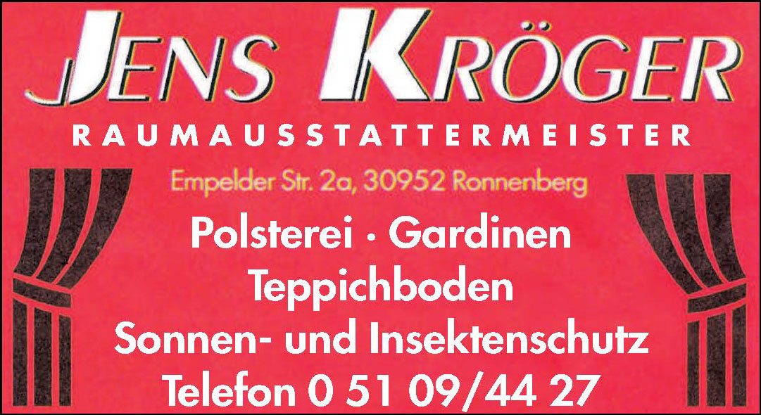 Jens Kröger Raumausstattermeister Jens Kröger Raumausstattermeister