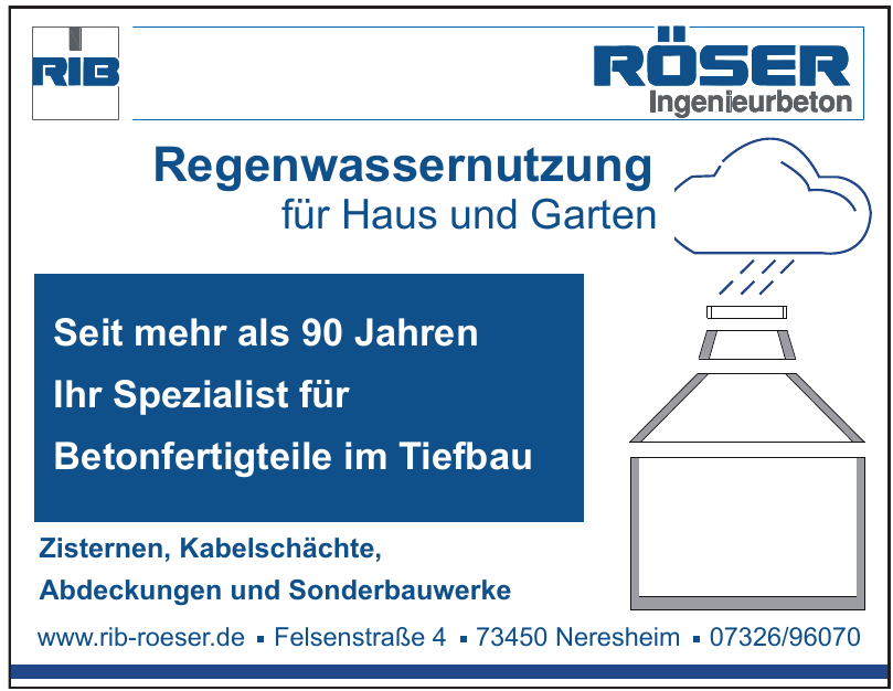 Wilhelm Röser Söhne GmbH & Co. KG Betonwerk Dorfmerkingen Wilhelm Röser Söhne GmbH & Co. KG Betonwerk Dorfmerkingen