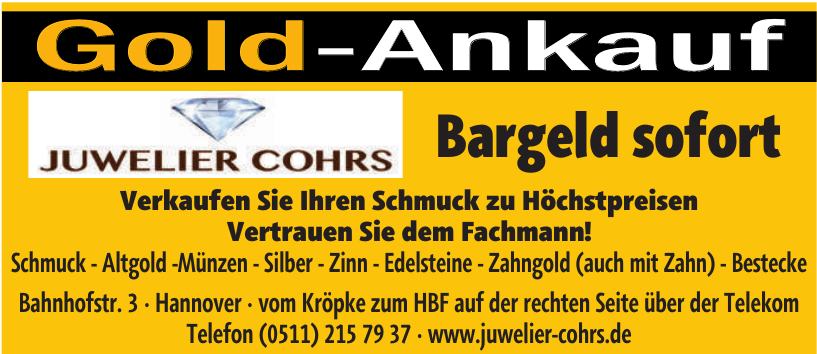 Juwelier Cohrs Juwelier Cohrs