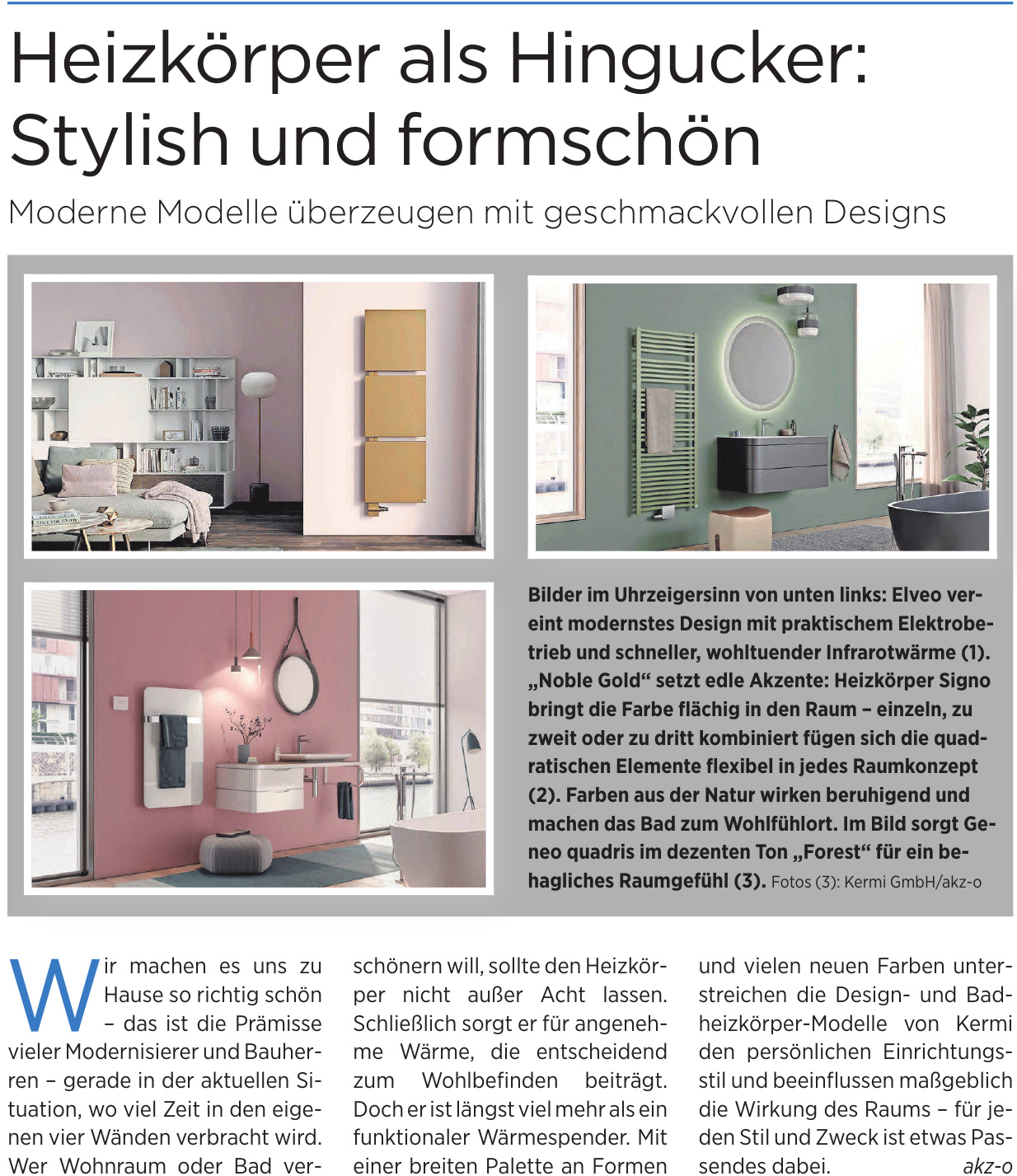Heizkörper als Hingucker: Stylish und formschön Image 1 Heizkörper als Hingucker: Stylish und formschön Image 1