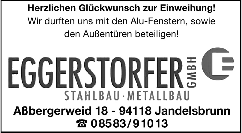 Eggerstorfer Stahlbau-Metallbau GmbH