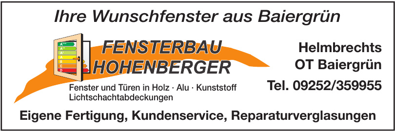 Fensterbau Hohenberger Fensterbau Hohenberger