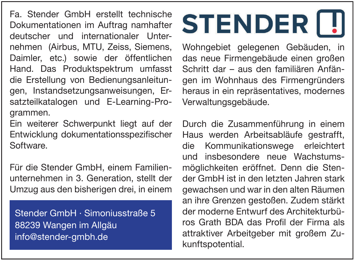 Stender GmbH Stender GmbH